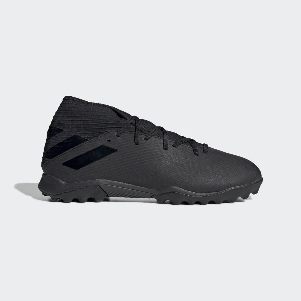 Adidasi Fotbal Adidas Nemeziz 19.3 Turf Barbati Romania - Negrii/Negrii F34428